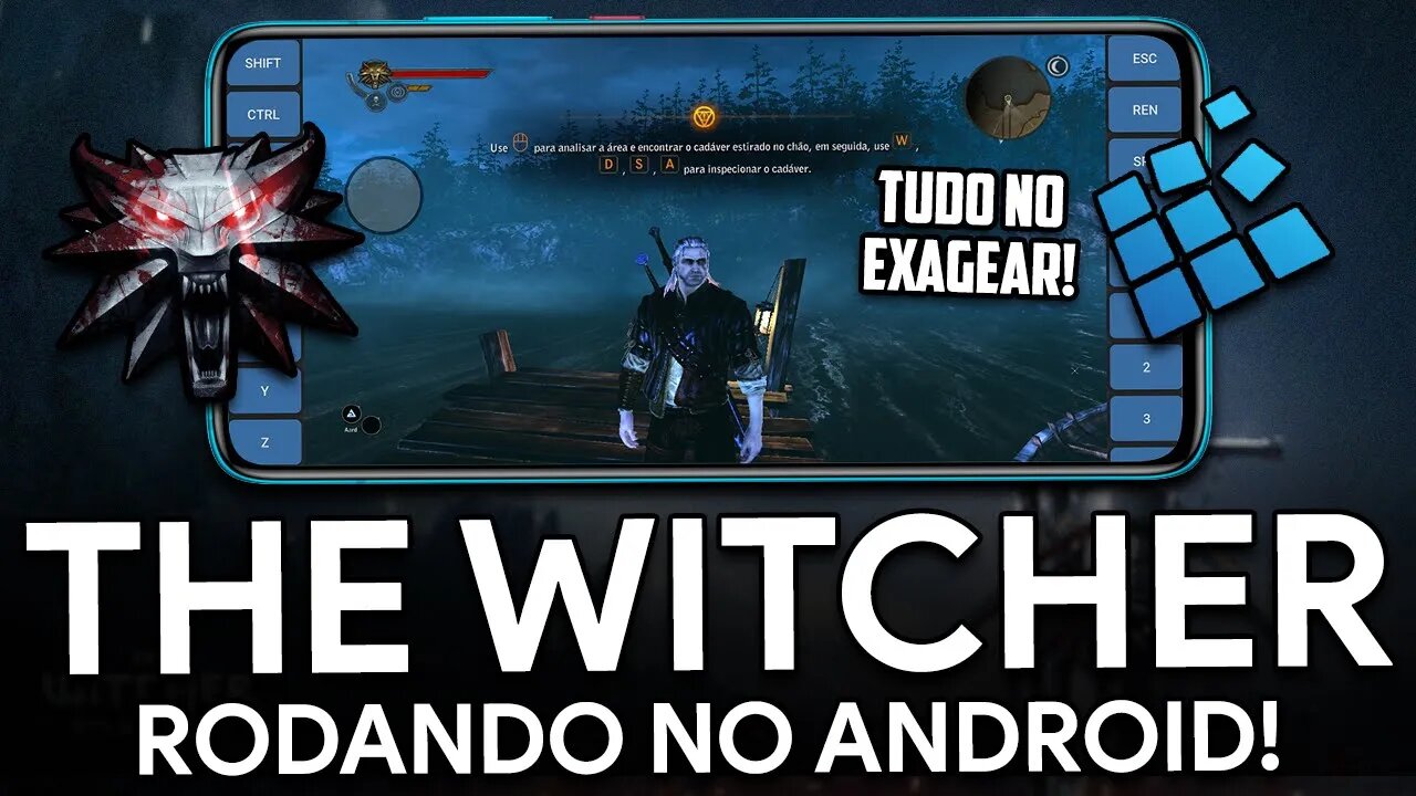 RODANDO THE WITCHER NO ANDROID | The Witcher 2 no Exagear | Emulaodr de PC para Android