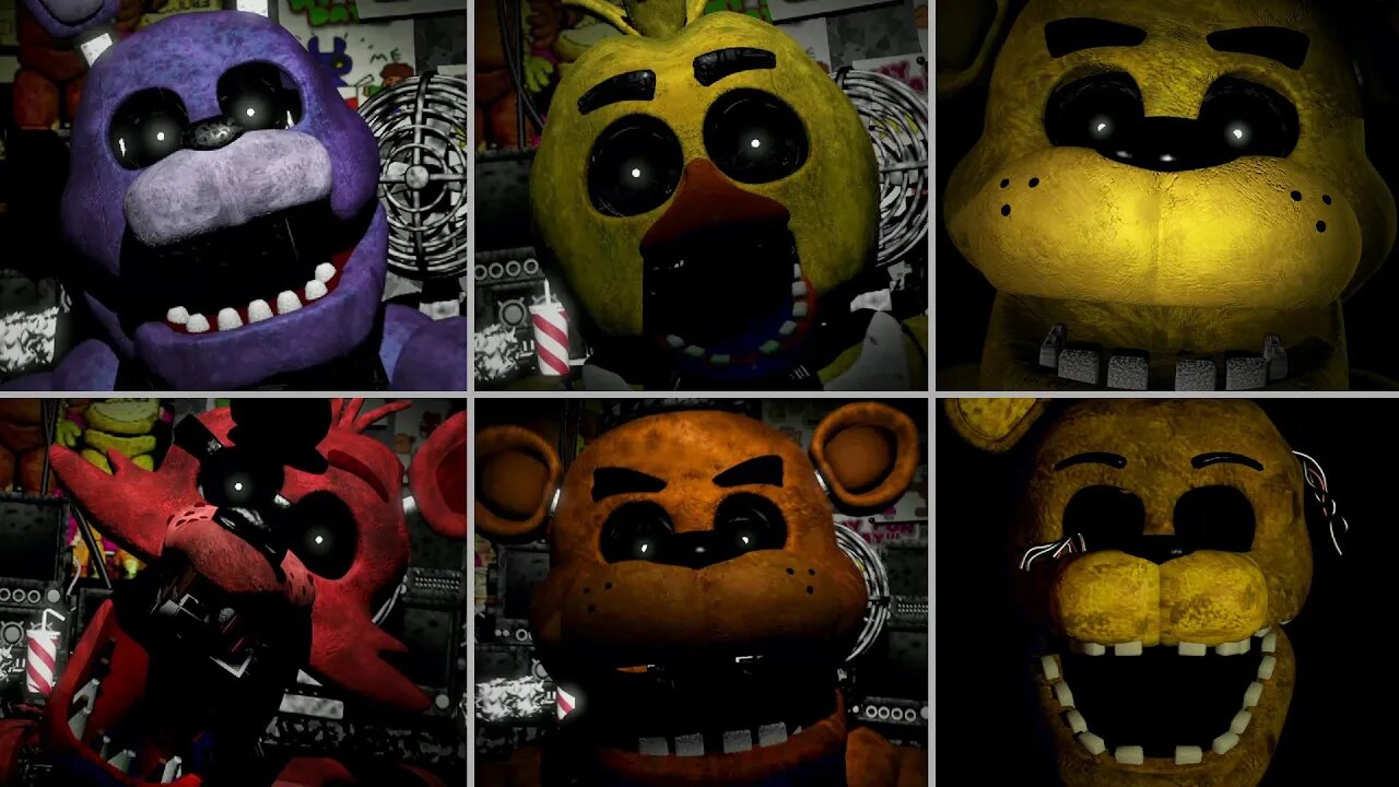 FNAF Never Stop - All Jumpscares & Extras