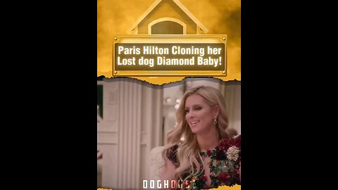 Her dogs name is Diamond Baby… Wow, they are really dropping red pills on the topic of cloning.