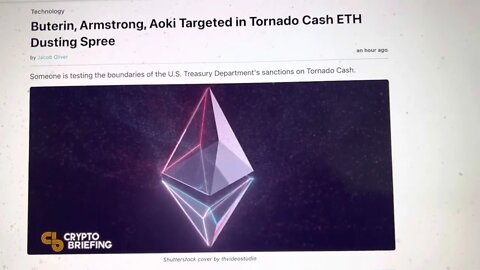 ETH, secret movements of crypto, disguised accounts?