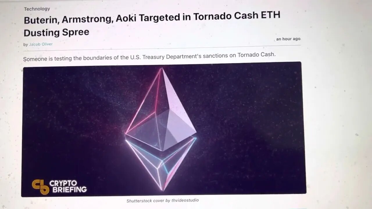 ETH, secret movements of crypto, disguised accounts?