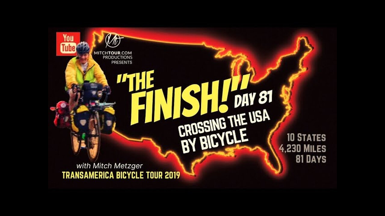 BICYCLING ACROSS THE USA in 81 DAYS! - TransAmerica Bicycle Tour