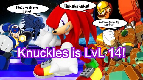 Knuckles reaches level 14!!! Sonic Forces