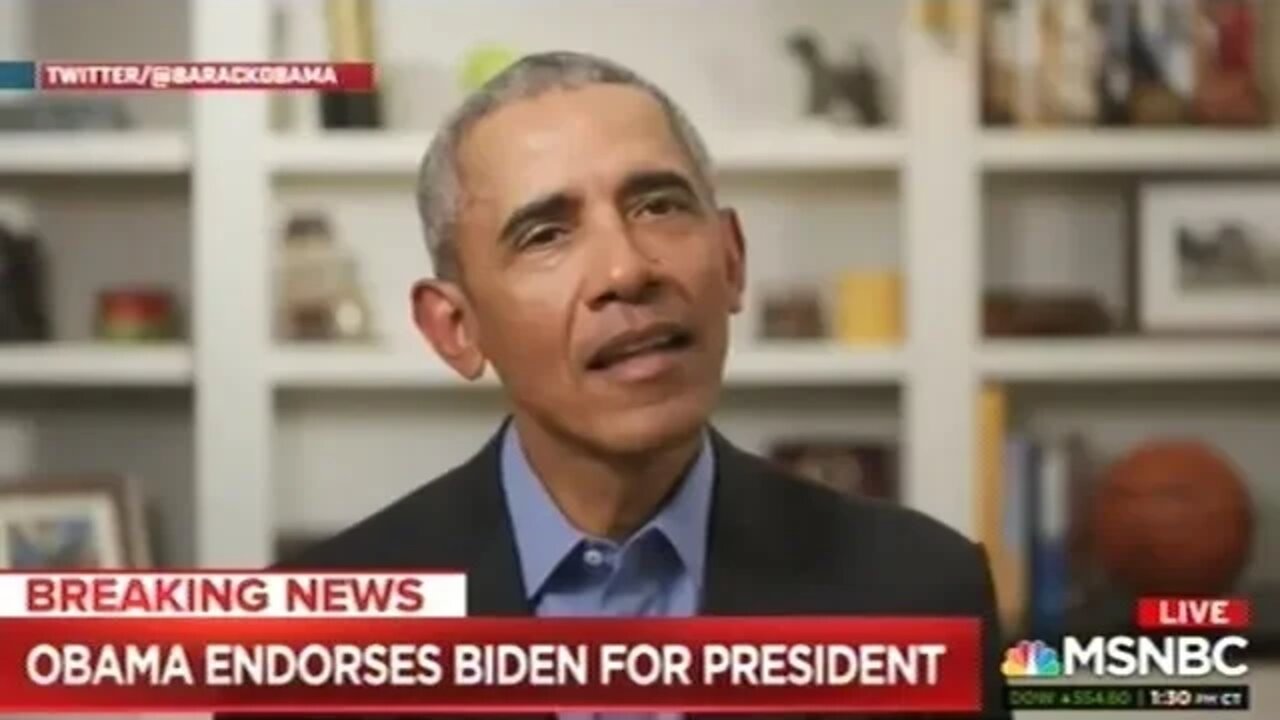 OBAMA ENDORSES BIDEN FOR PRESIDENT!