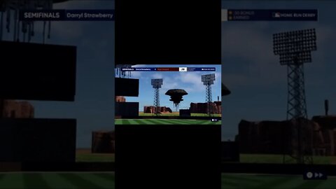 Darryl Strawberry Homerun Debry MLB The Show 22 #shorts