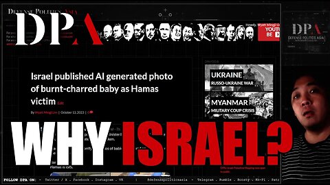 Israel published AI generated photo of burnt-charred baby as Hamas victim