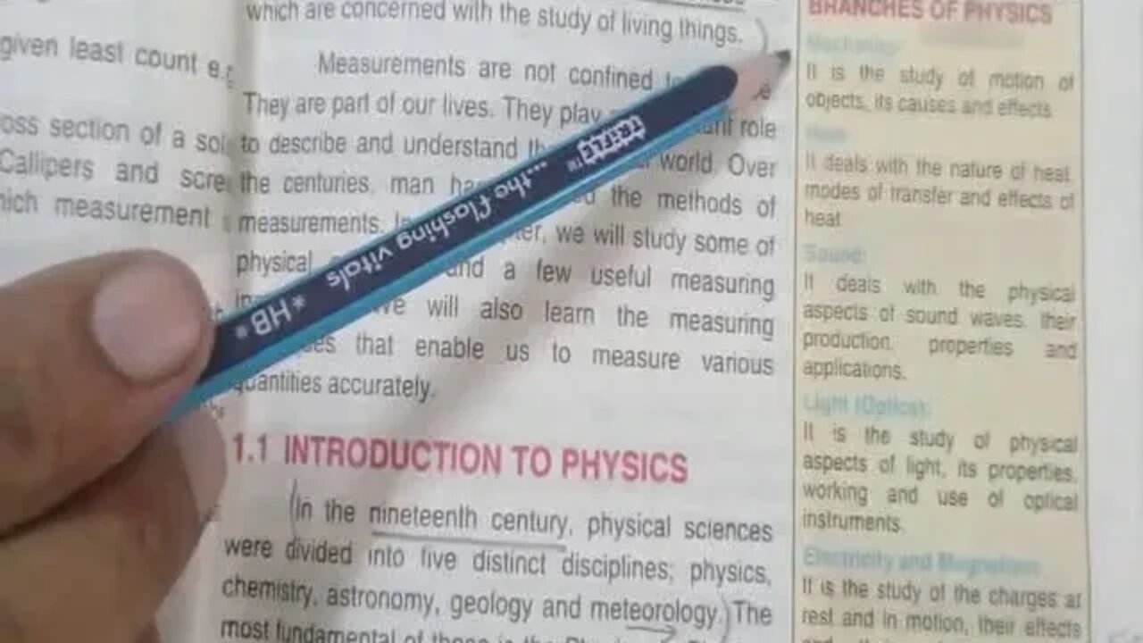 Physics Lecture#1 Pre 9th CH# 1Short Questions 1 to 15