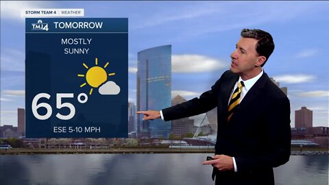 Dry and mild Sunday with a bit of a breeze