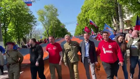 🇷🇺 Pushilin In Mariupol At The celebration Of The 77th Victory Day Parade, May 9th, 2022