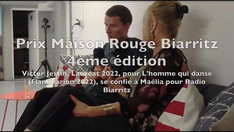 Victor Jestin, lauréat 2022 du Prix Maison Rouge Biarritz, se confie à Maélia en boite de nuit