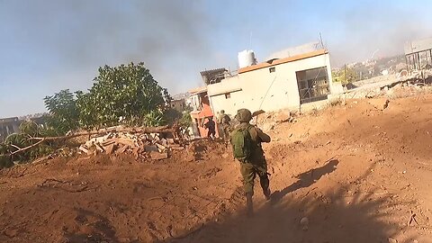 IDF troops engage in close-quarters combat to eliminate Hezbollah terrorists in southern Lebanon.