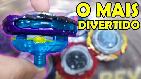 O COMBO MAIS DIVERTIDO com ROAR LONGINUS | Beyblade Burst DB | Testando o Roar Longinus .Sh-0