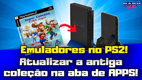 Tem o DVD da Super Coleção para PS2? Aprenda a adicionar os emuladores na aba de apps do OPL!