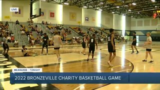 Charity basketball game underway in Bronzeville