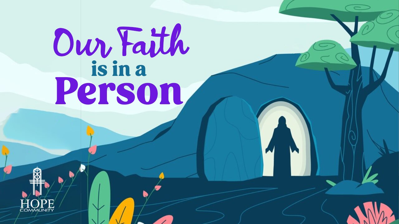 Our Faith is in a Person | Moment of Hope | Pastor Brian Lother