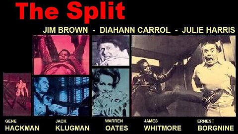 THE SPLIT 1968 Caper Classic of a Robbery at a Football Game in an LA Stadium FULL MOVIE HD & W/S