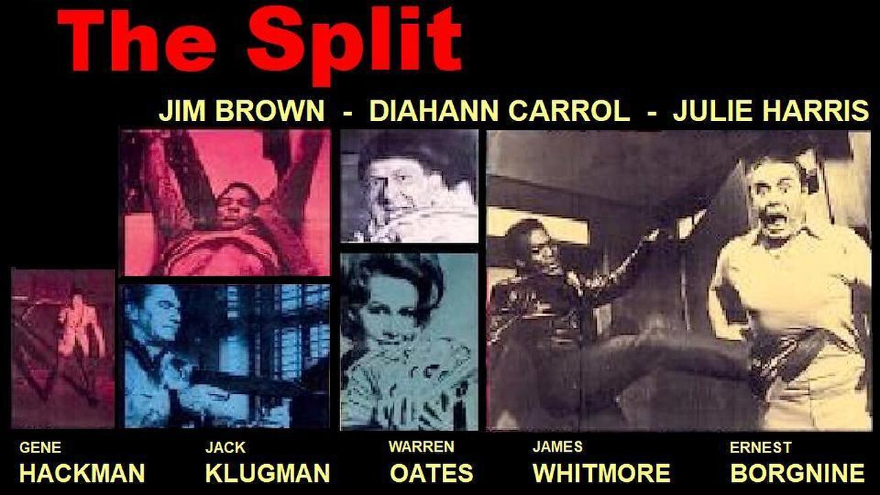 THE SPLIT 1968 Caper Classic of a Robbery at a Football Game in an LA Stadium FULL MOVIE HD & W/S
