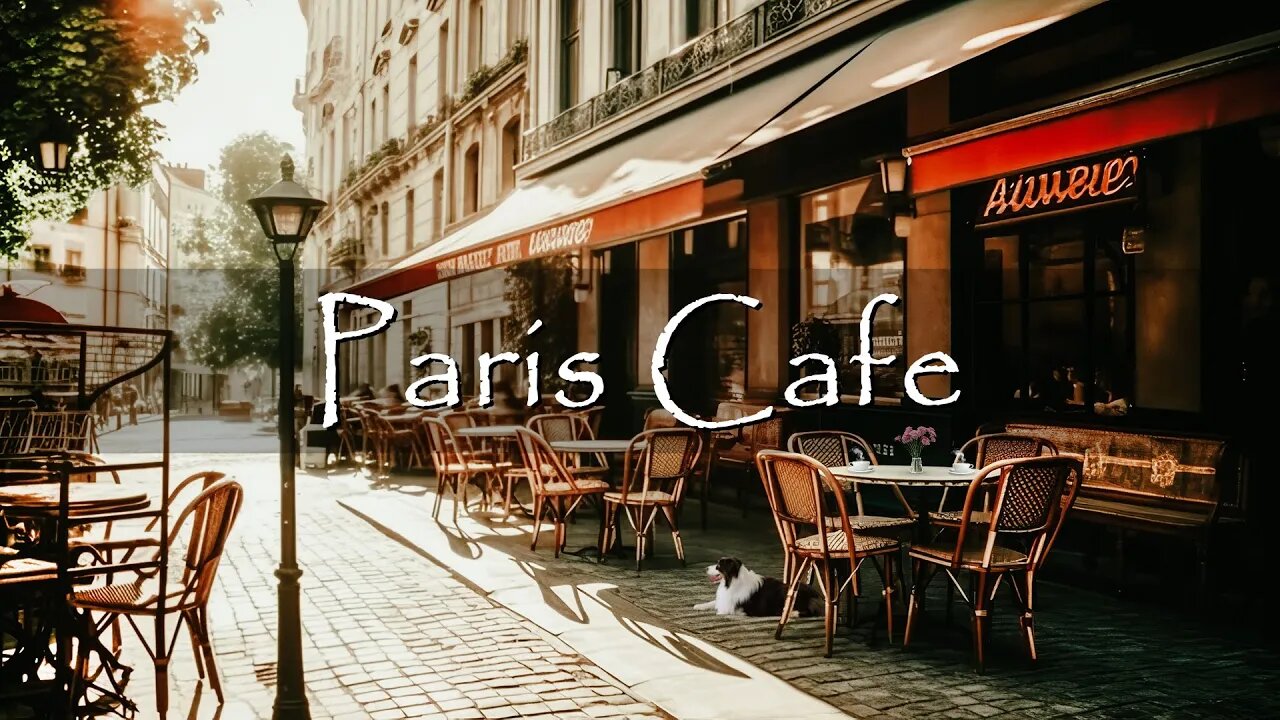 Paris Cafe Ambience with Sweet Bossa Nova Piano Music for Good Mood | Jazz Instrumental