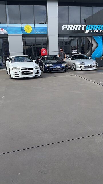 R34 GTR and Toyota Supra