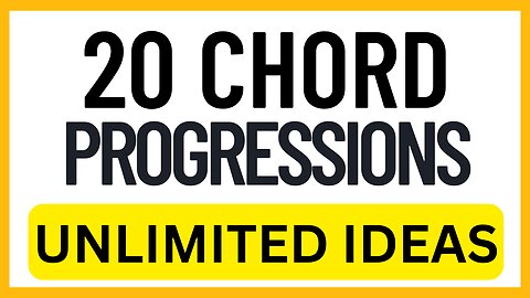 Unlock the Top 20 Chord Progressions Of The Last 20 Years CHAT GPT