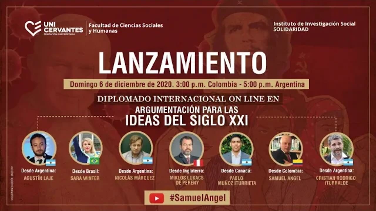 Lanzamiento diplomado en ARGUMENTACION para las IDEAS del s. 21