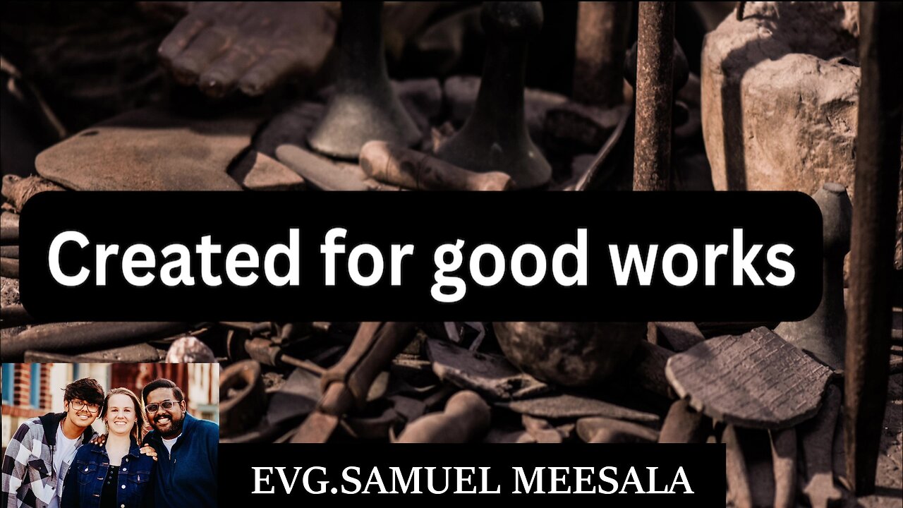 Created to do the good works of God in these last days-Evg.Samuel Meesala