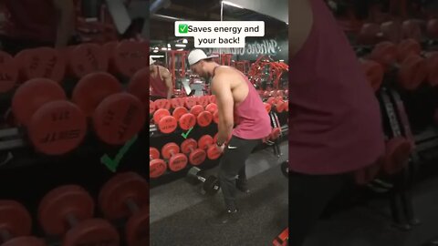 HOW TO PICK UP 130 POUND DUMBBELL!!