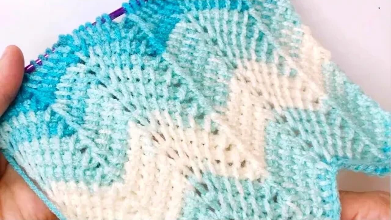 🧶Super Easy Tunisian Crochet Baby Blanket For Beginners