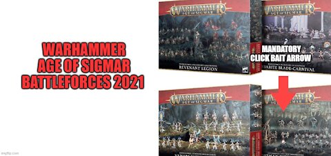All the Age of Sigmar Battle force boxes