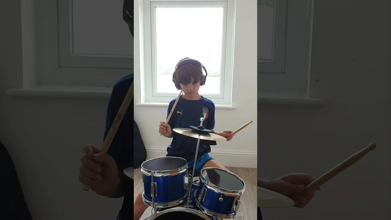 my drumming journey progressed to playing with metronome