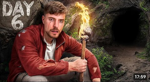 7 Days stranded in a cave # mrbeast