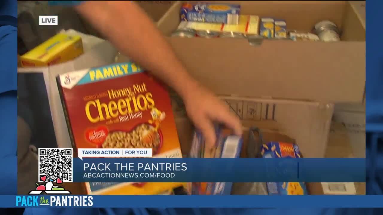 Pack the Pantries collecting food