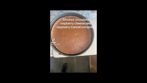 Smoked cheesecake
