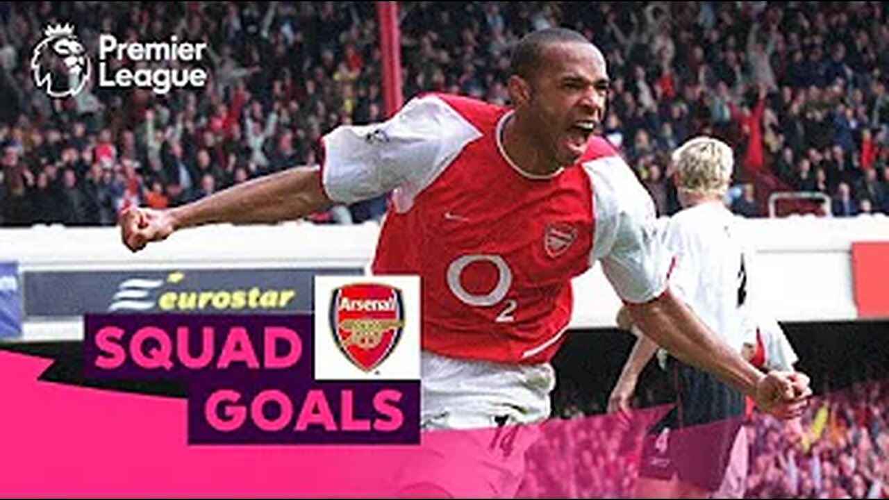 Amazing Arsenal Goals | Henry, Bergkamp, Aubameyang | Squad Goals