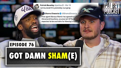 Shams Steals Our Thunder and Pat Bev Reveals Whitest Black NBA Players Ft. Shams Charania - Ep 76