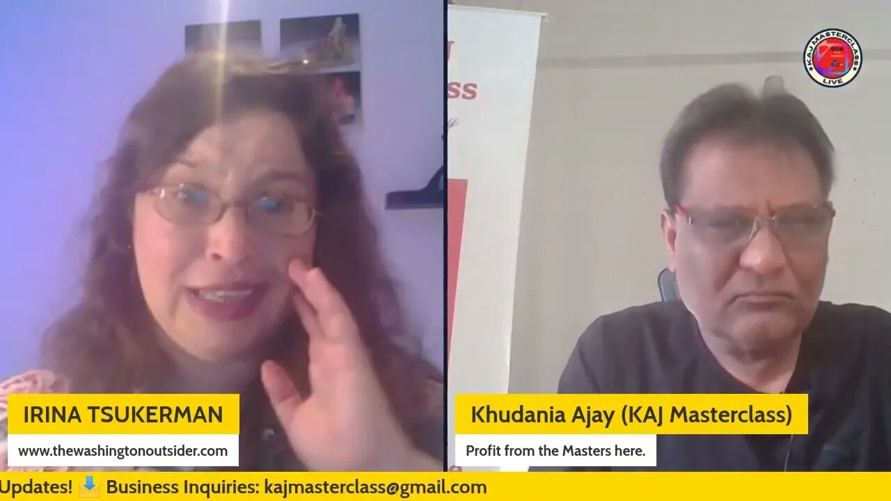 The Road Ahead In Israel-Hamas War: Irina Tsukerman Analyses | Washington Outsider | KAJ Masterclass