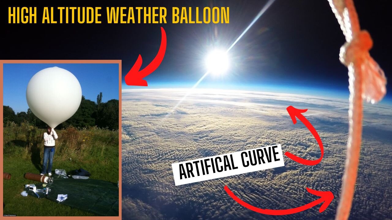 HIGH ALTITUDE WEATHER BALLOON FOOTAGE