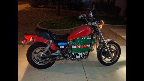 1986 Honda Magna Electric Motorcycle Conversion