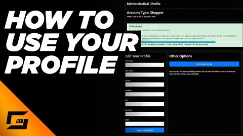 How To Edit Your GunSpot Profile