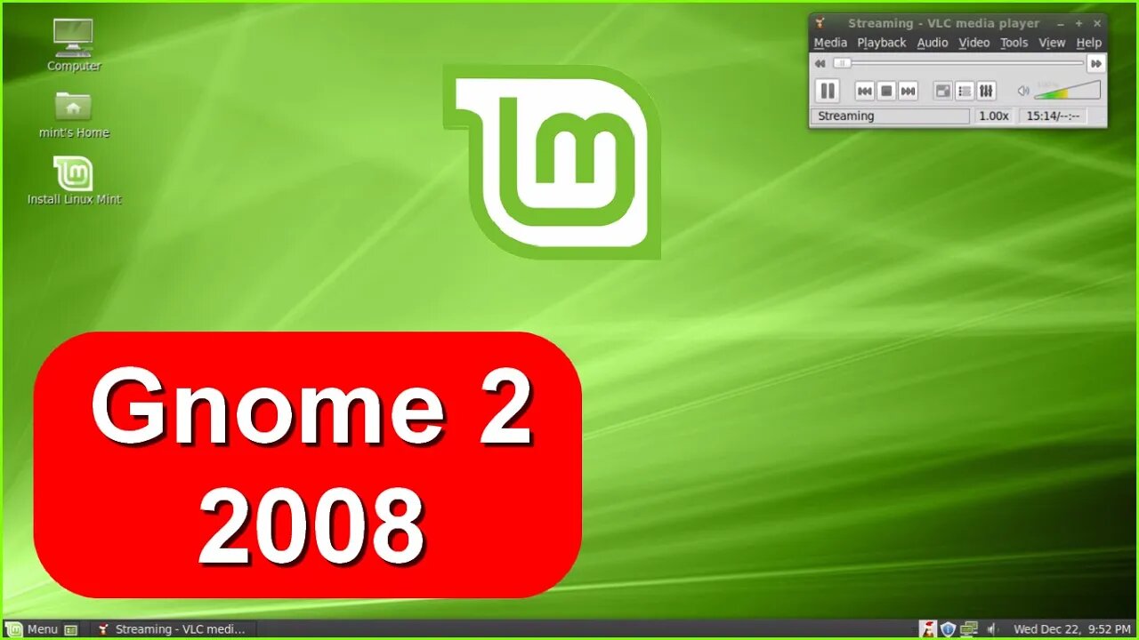 Retrospectiva - Como era o Linux Mint Gnome 2 em 2008