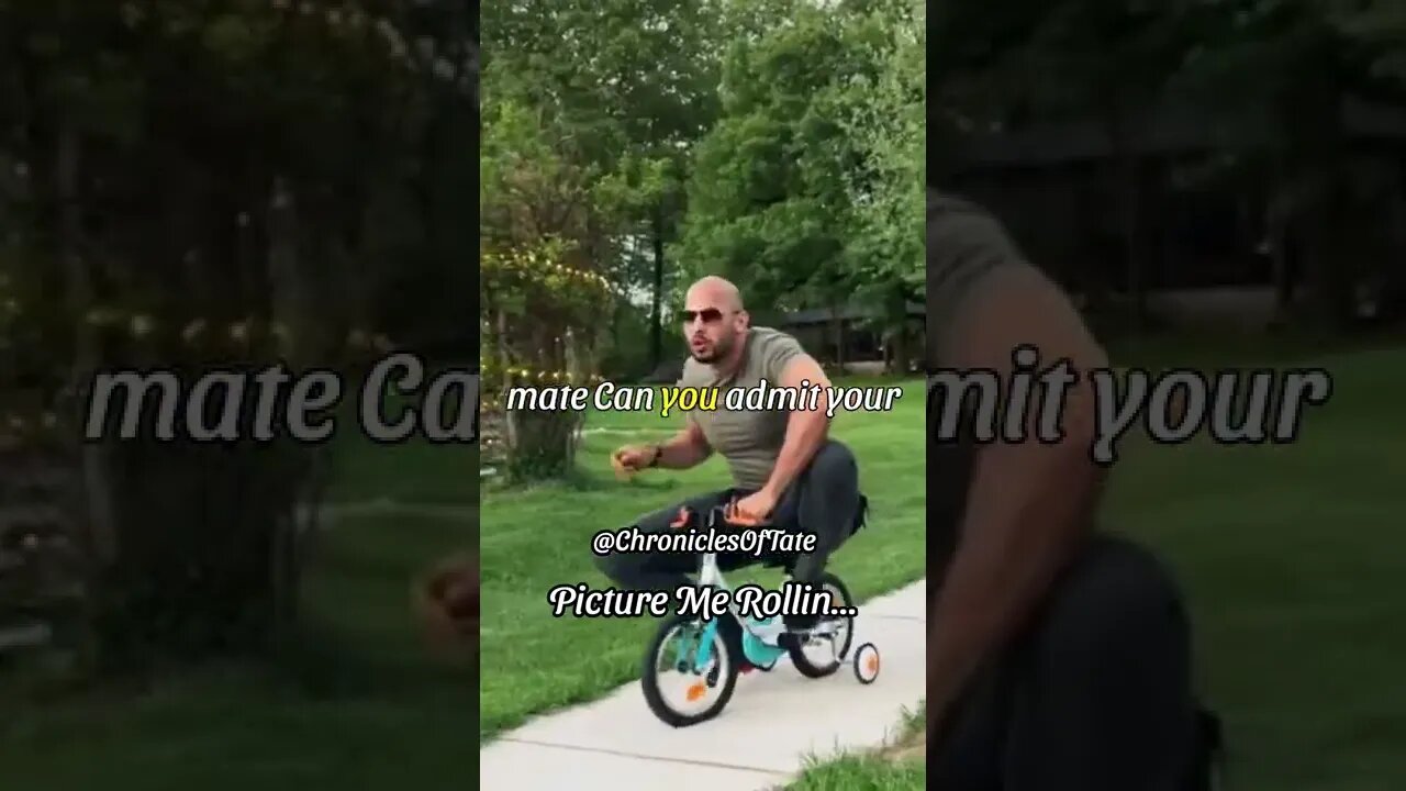 Andrew Tate Stole A Kids Bike 🚲😂