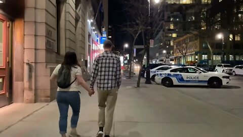 Ste-Catherine Street: Drumond to Concordia Night Tour