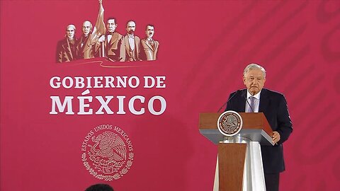 Conferencia matutina desde Palacio Nacional. Presidente AMLO