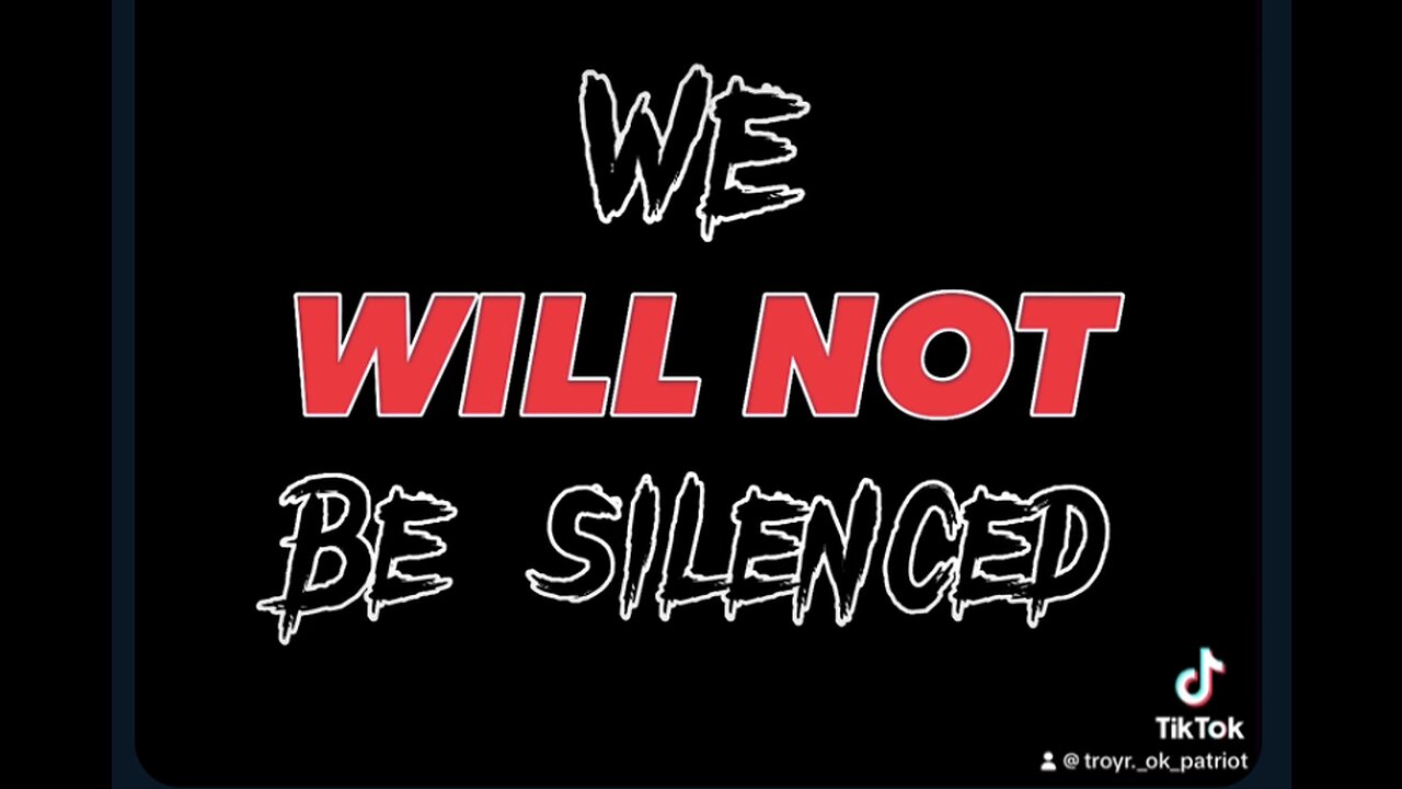 We Will Not Be Silenced