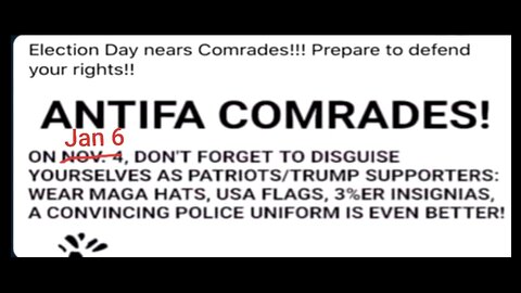 January 6th: False narrative, real consequences. Antifa, BLM, & FBI collusion