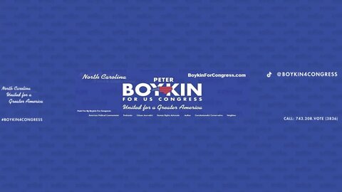 Help Elect Peter Boykin For US Congress a True Constitutional Conservative For We The People