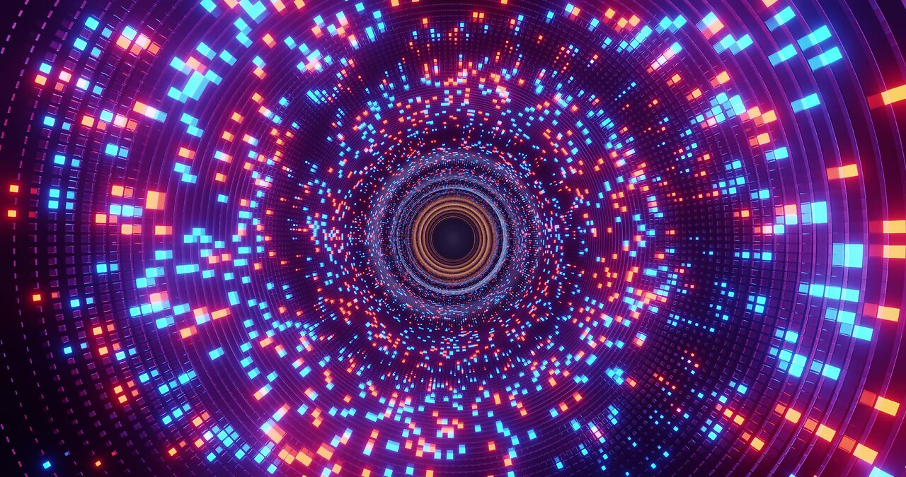 👍 tunnel background loop [abstract vj loop neon abstract]