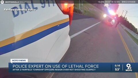Law enforcement experts weigh in after two officers resign after not shooting armed suspect
