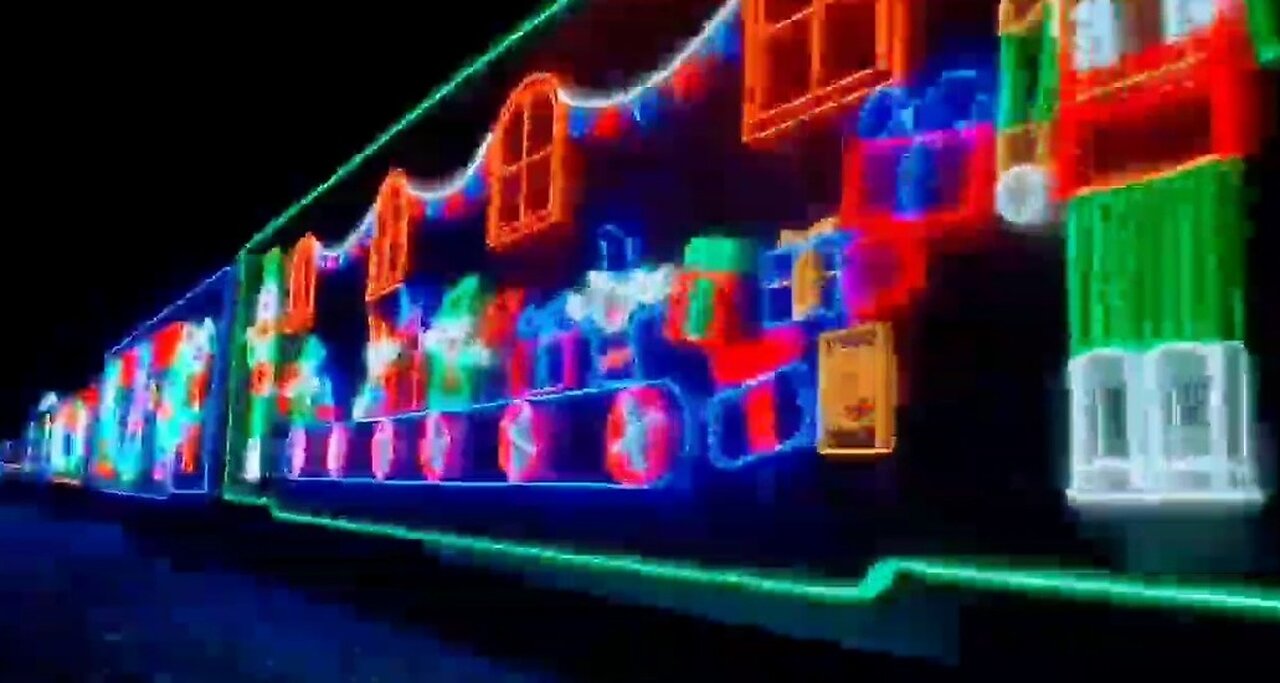 Christmas Train Lights.