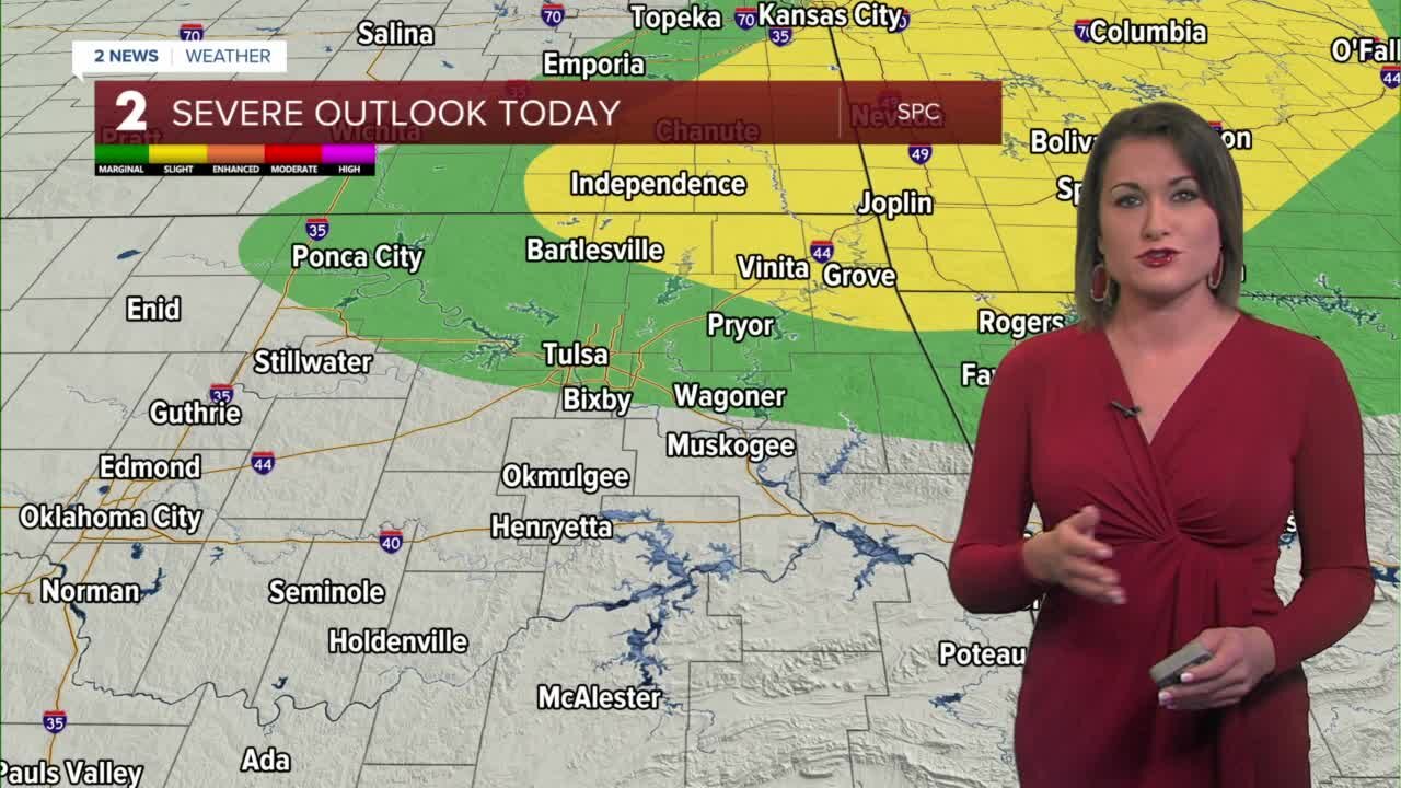 Late Sunday Severe Storm Chances